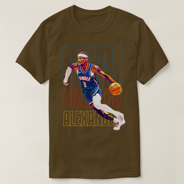 T-shirt Shai Gilgeous Alexander WPAP (Design devant)