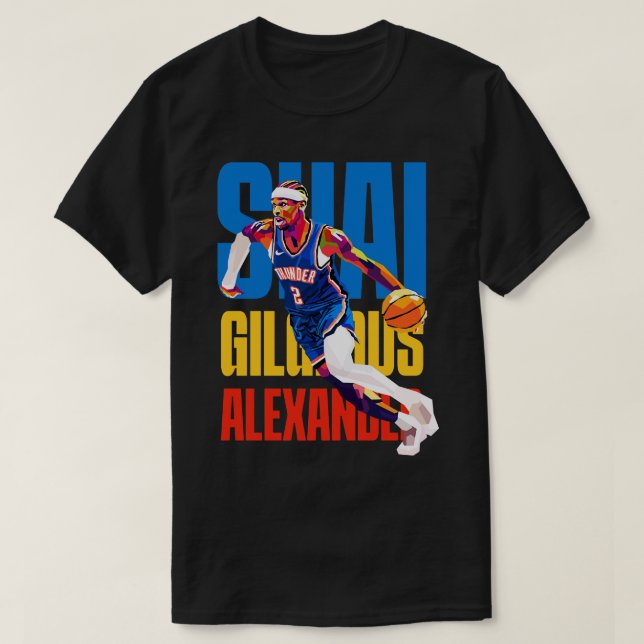 T-shirt Shai Gilgeous Alexander WPAP 1 (Design devant)