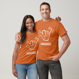 T-shirt Shaka du nom et de l'emplacement personnalisés
