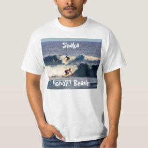 T-shirt Shaka, Honoli'i Chemise Hawaiienne des Surfers
