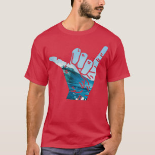 T-SHIRT SHAKA SURF WAVE