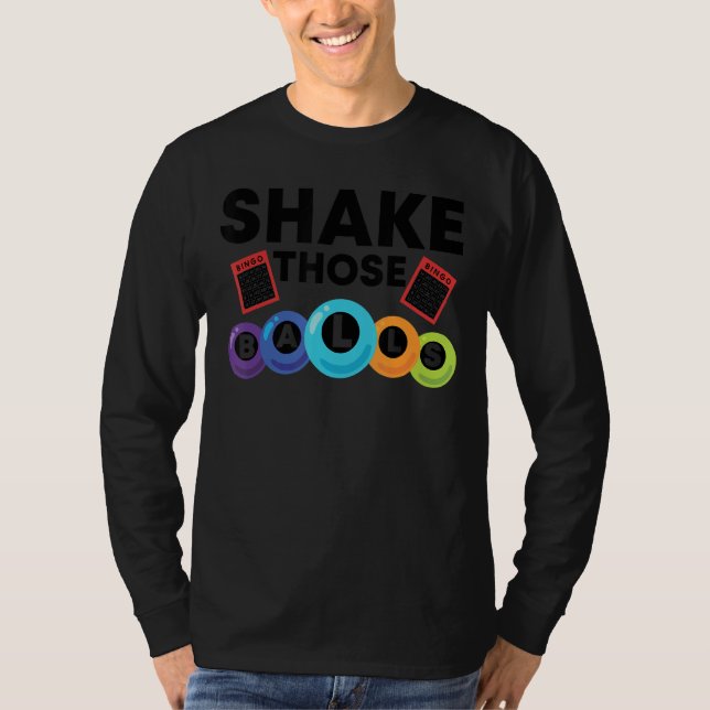 T-shirt Shake Ces Balls Drôle Bingo Drôle Bingo 2 (Devant)