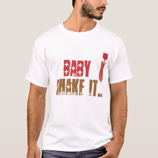 T-shirt SHAKE IT, BÉBÉ, SHAKE IT..., par... (Devant)