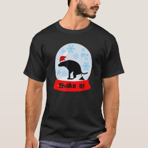 T-shirt Shake it Pooping Dog Globe