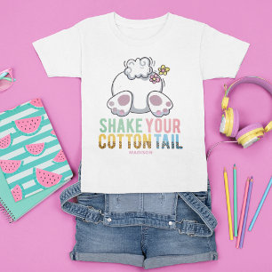 T-Shirt Shake Your Cotton Tail Cute Easter Bunny Ajouter u