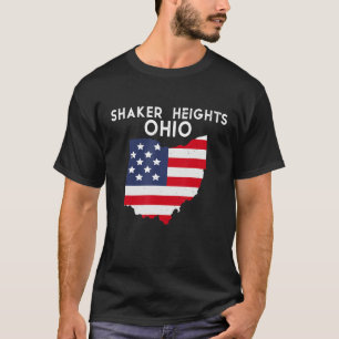 T-shirt Shaker Heights Ohio USA State America Travel Ohioa