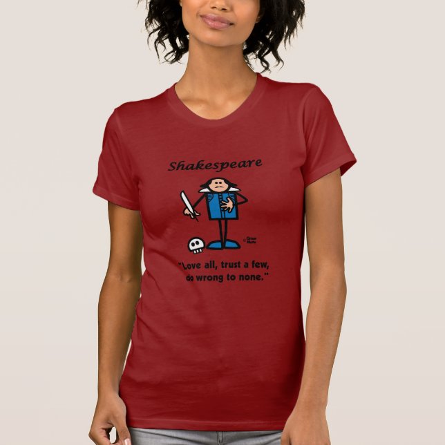 T-shirt Shakespeare (Devant)