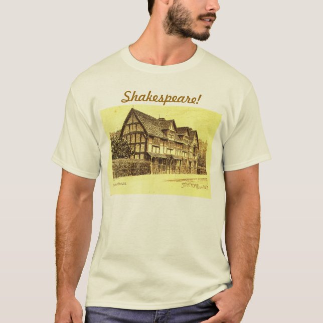 T-shirt Shakespeare ! Cru (Devant)