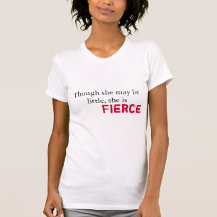T-shirt shakespeare - elle est féroce et forte