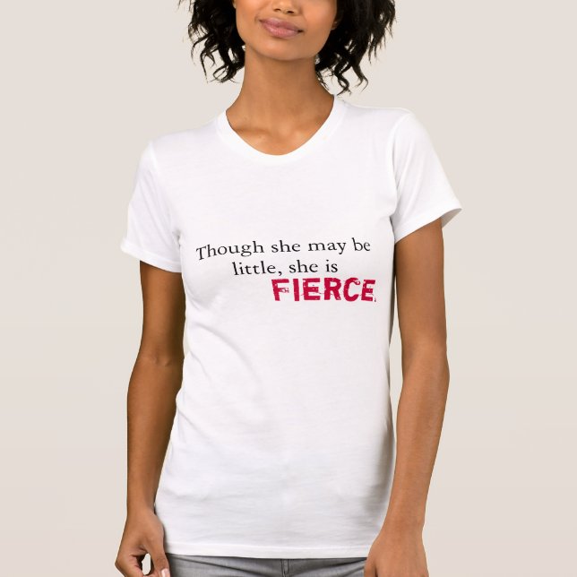 T-shirt shakespeare - elle est féroce et forte (Devant)