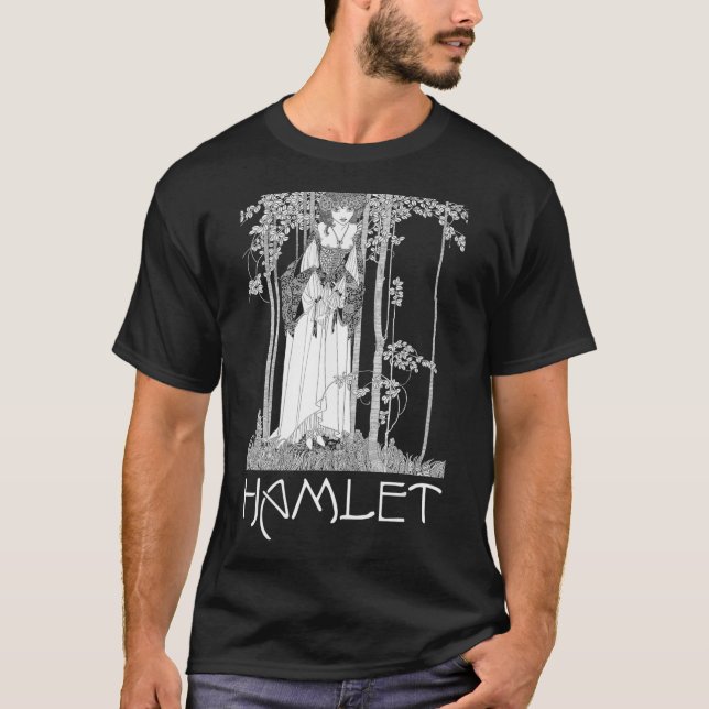 T-shirt Shakespeare Hamlet Ophelia Littérature anglaise (Devant)