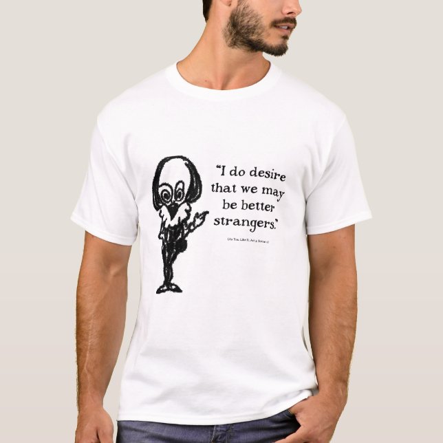 T-shirt Shakespeare Insulte comme vous l'aimez (Devant)
