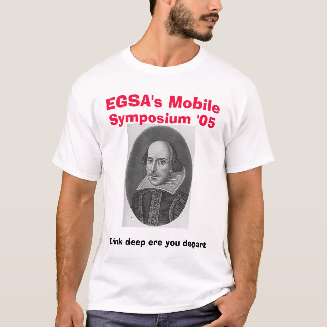 T-shirt shakespeare, le mobile d'EGSA, colloque '05, Drin… (Devant)