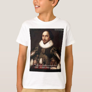 T-shirt Shakespeare "Love/Might" Devis Cadeaux & Cartes Et