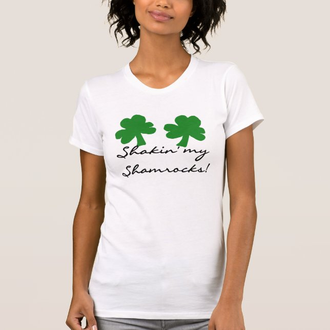 T-shirt Shakin mes shamrocks (Devant)