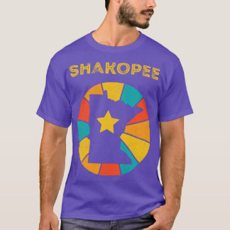 T-shirt Shakopee Minnesota Vintage Souvenir désorganisé 1