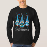T-shirt Shalom Gnomes Happy Chanukah Menorah Hanoukka Jewi<br><div class="desc">Shalom Gnomes Heureux Chanukah Menorah Hanoukka Gnome juif.</div>