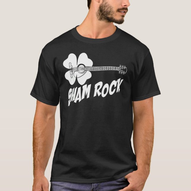 T-shirt Sham Rock Jour de la Saint Patrick drôle Shamrock  (Devant)