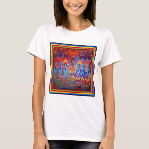 T-shirt Shaman Ritual Huichol
