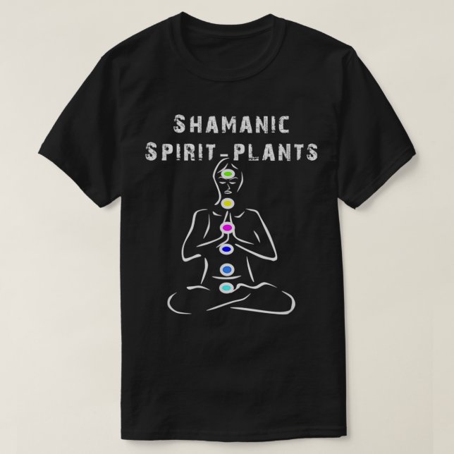 T-shirt Shamanic, esprit et plantes (Design devant)