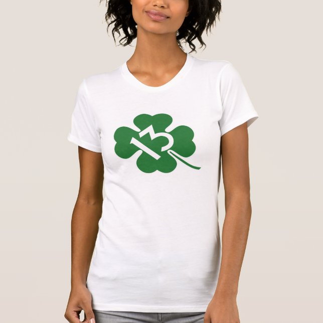 T-shirt Shamrock 13 chanceux (Devant)