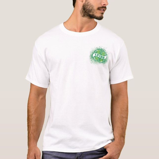 T-shirt Shamrock avec des ailes (Devant)