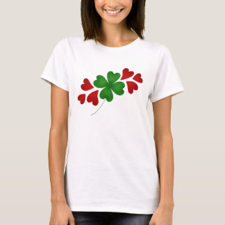 T-shirt Shamrock avec la mode romantique mignonne de