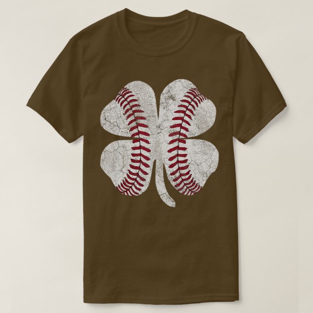 T-shirt Shamrock Baseball Saint Paddys JOUR DE LA SAINT PA (Design devant)
