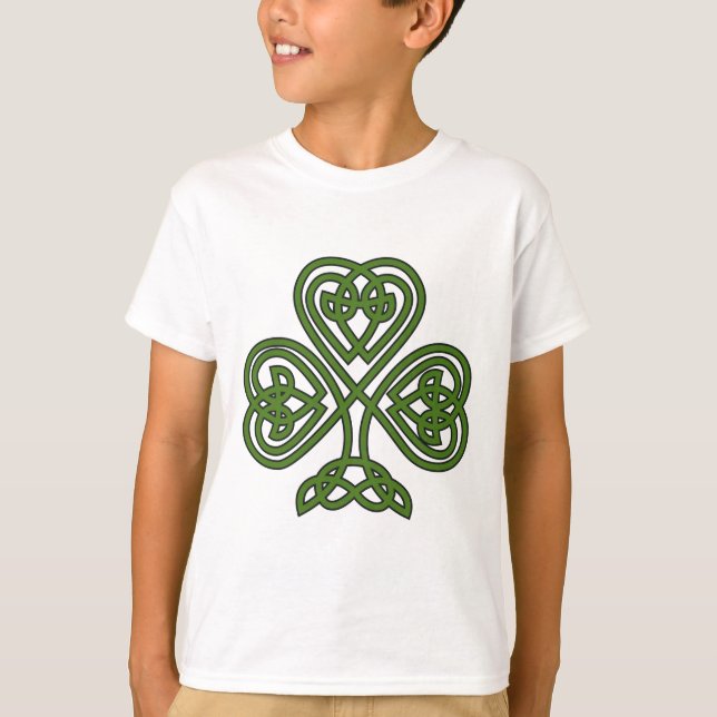 T-shirt Shamrock celte - Jour de la Saint Patrick (Devant)