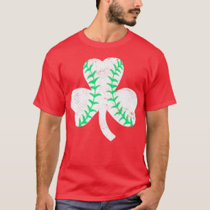 T-shirt Shamrock de baseball Leprechaun Jour de la Saint P