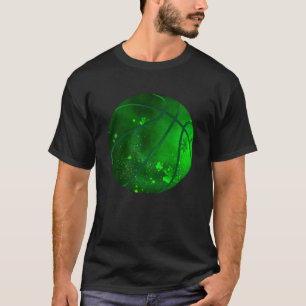T-shirt Shamrock de basket Lucky C Irish St Patrick s Day