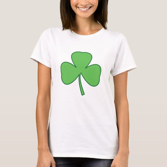 T-shirt Shamrock de la Saint-Patrick (Devant)