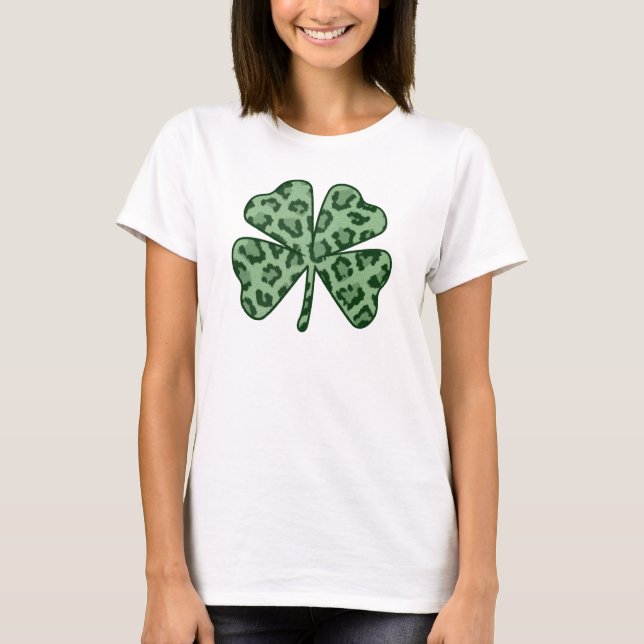 T-shirt Shamrock de la Saint-Patrick (Devant)