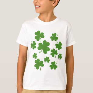 T-shirt Shamrock de la Saint Patrick Motif Clover