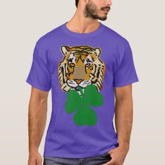 T-shirt Shamrock de morsure de tigre pour Jour de la Saint