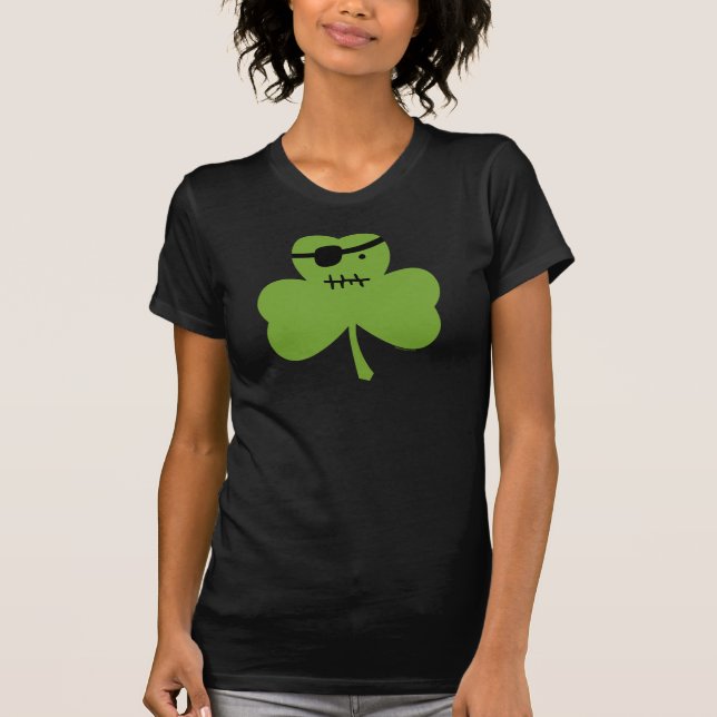 T-shirt Shamrock de pirate (Devant)