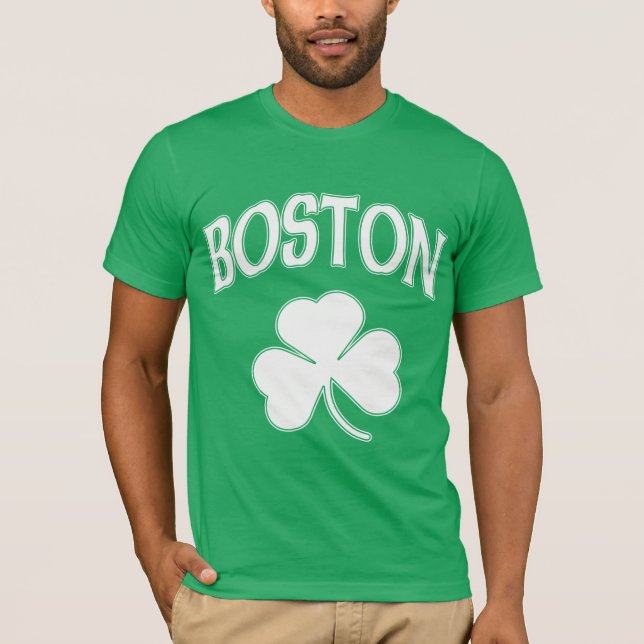 T-shirt Shamrock d'Irlandais de Boston (Devant)