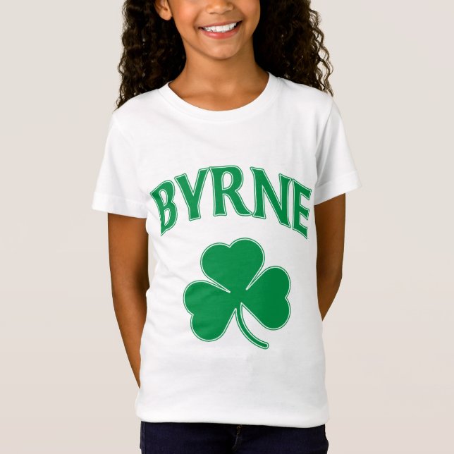 T-Shirt Shamrock d'Irlandais de Byrne (Devant)