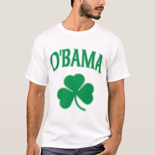 T-shirt Shamrock d'Obama (Devant)