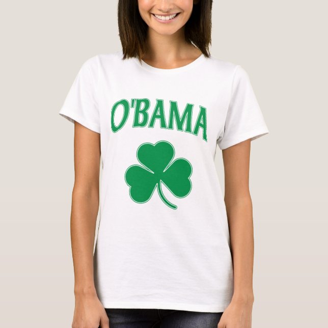 T-shirt Shamrock d'Obama (Devant)