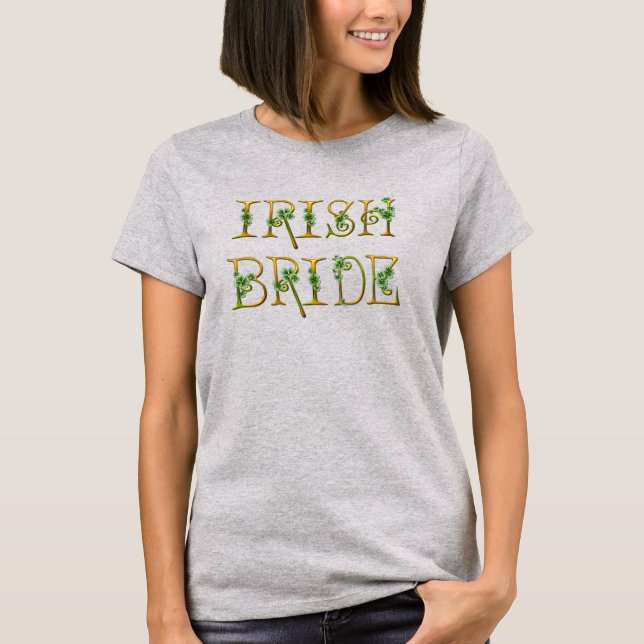 T-shirt Shamrock et or (Devant)