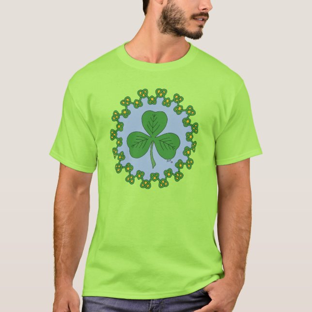 T-shirt Shamrock et réseau (Devant)