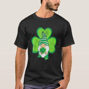 T-shirt Shamrock Gnome Clover Joyeux St Patrick Day