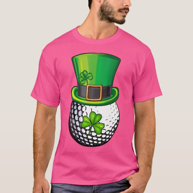 T-shirt Shamrock Golf Jour de la Saint Patrick garçon Homm (Devant)
