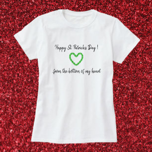 T-shirt Shamrock Heart Bonne St. Patrick's Day