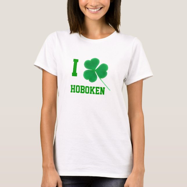 T-shirt Shamrock Hoboken du jour I de St Patrick (Devant)