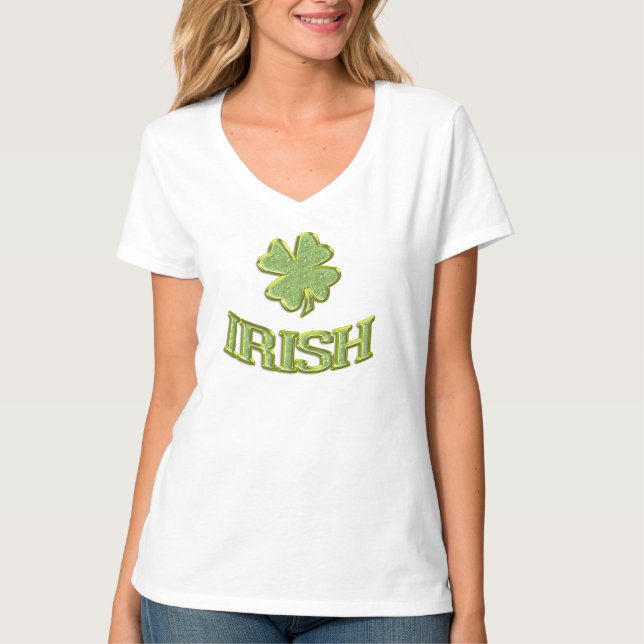 T-shirt Shamrock Irish St. Patric's Day (Devant)