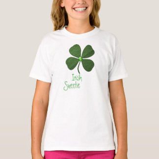 T-shirt Shamrock Irish Sweetie Cute