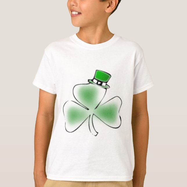 T-shirt Shamrock irlandais (Devant)