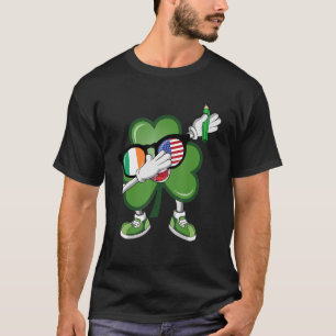 T-shirt Shamrock irlandais américain St Patrick's Day Kids